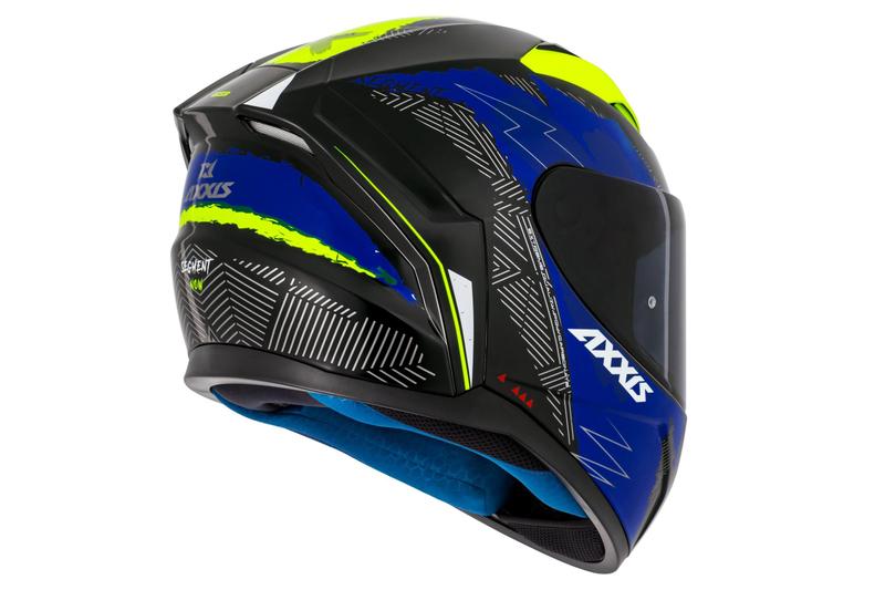 Imagem de Capacete Axxis Importado Espanha Original Segment now azul