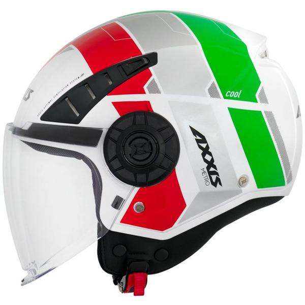 Imagem de Capacete Axxis Metro S Cool A6 Branco/Verde