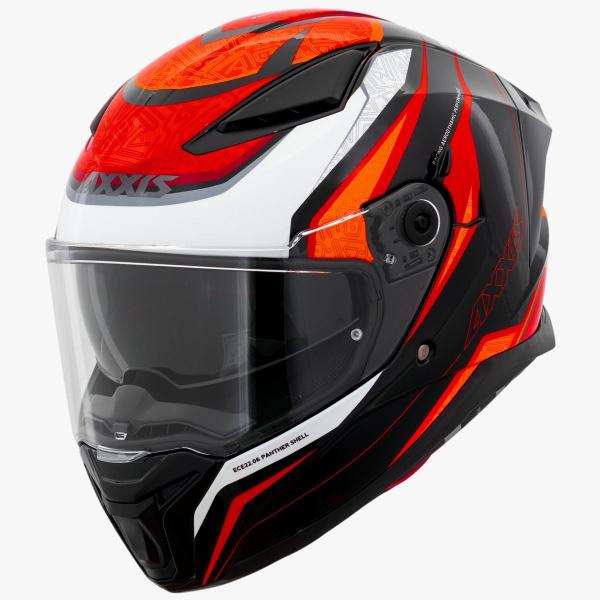 Imagem de Capacete Axxis Panther SV Thorn Vermelho Brilhante Com Óculos interno Masculino e Feminino