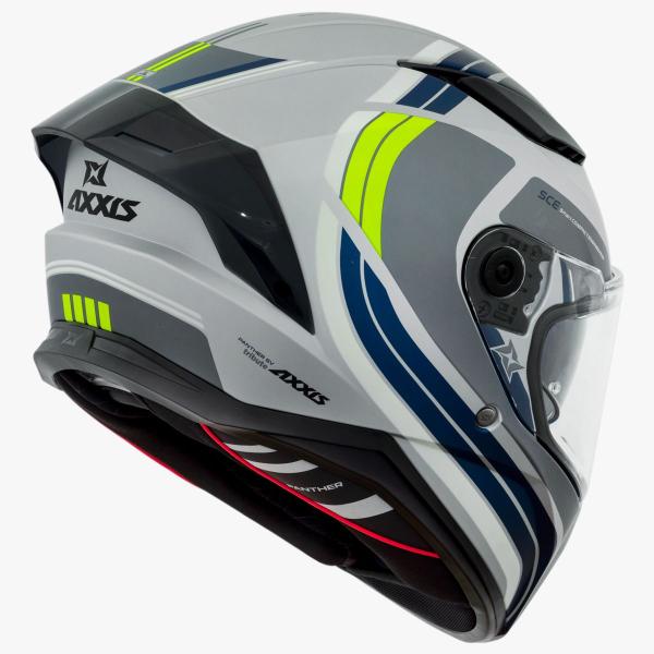 Imagem de Capacete Axxis Panther SV Tribute Cinza Fosco Com Óculos interno Masculino e Feminino