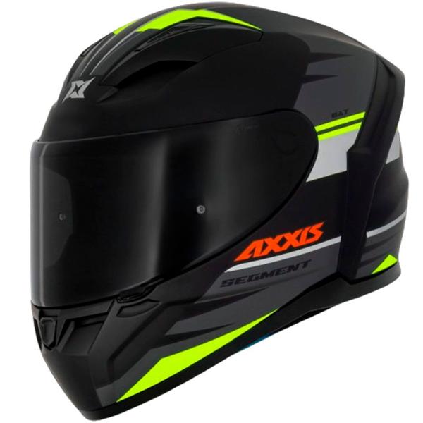 Imagem de Capacete Axxis Segment Bat B3 Preto/Amarelo 