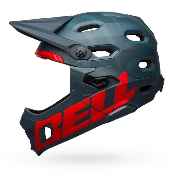 Imagem de Capacete Bell Super DH Mips Azul/Vermelho