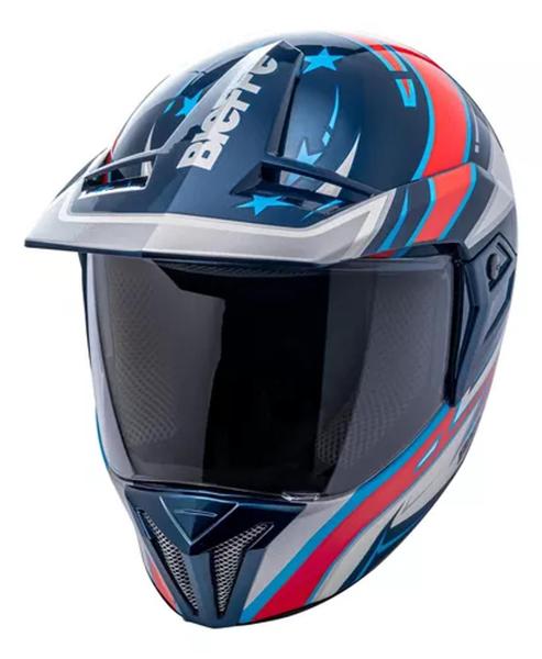 Imagem de Capacete Bieefe 3 Sport AZ50 azul/ vermelho TAMANHO 60