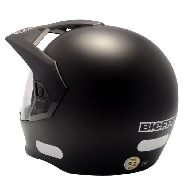 Imagem de Capacete Bieffe 3 Sport Classic Preto Fosco 3 formas de uso