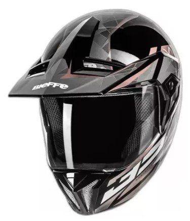 Imagem de Capacete Bieffe 3 Sport Com Viseira Cristal 30th React Preto