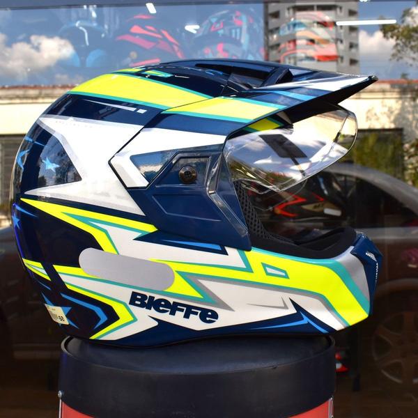 Imagem de Capacete Bieffe 3 Sport Moto AZV50 Masculino Pala Amarelo