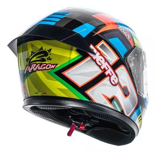 Imagem de  capacete bieffe b-12 aragon preto/color