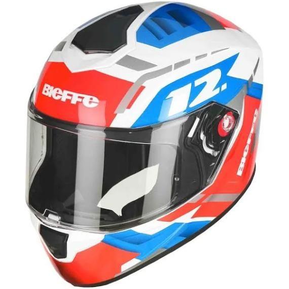 Imagem de Capacete Bieffe B-12 Bitwelve Branco / Vermelho