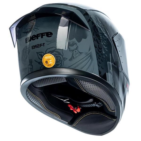 Imagem de Capacete Bieffe B12 Ft Esportivo Brilho Aerofolio Smart Trip