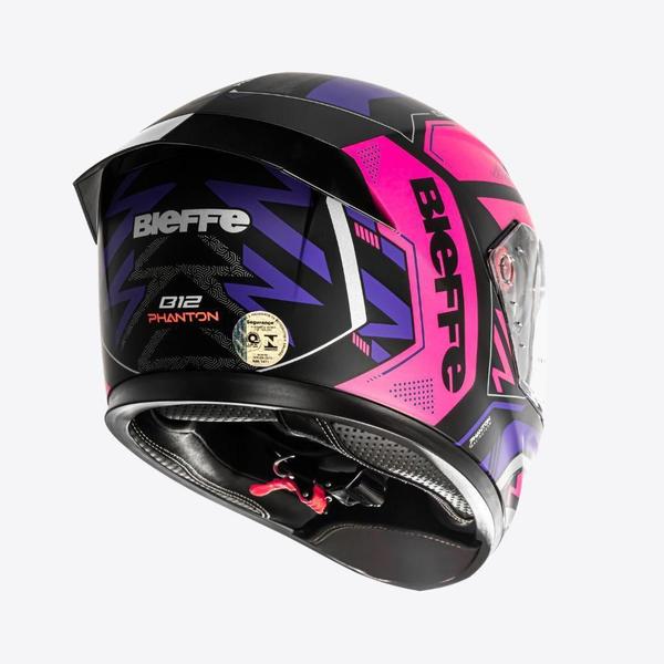 Imagem de Capacete Bieffe B12 Phanton Injetado HEP Leve 1300g