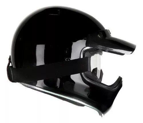 Imagem de Capacete Bieffe Moto X Classic Preto Brilho Custom