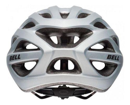 Imagem de Capacete Bike Ciclismo Bell Tracker R Prata Fosco 54-61cm - Prata - Único