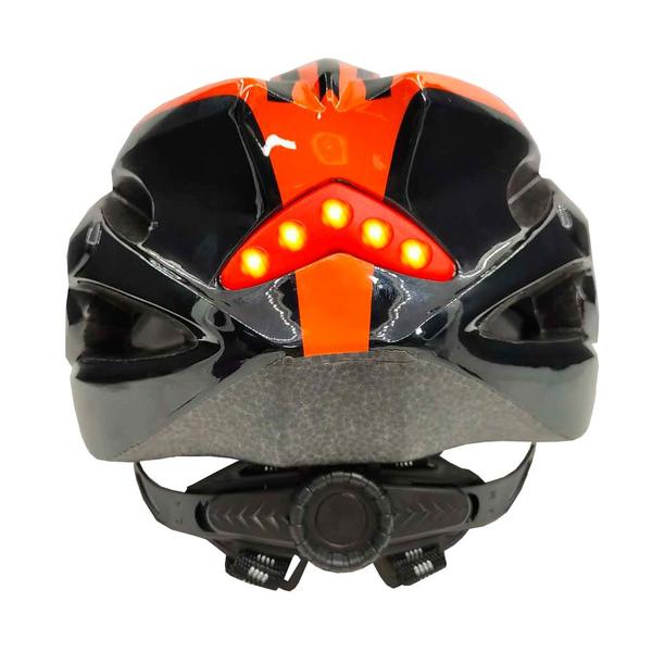 Imagem de Capacete Bike Ciclismo Com Led + Garrafa Térmica + Suporte + Par De Sinalizador