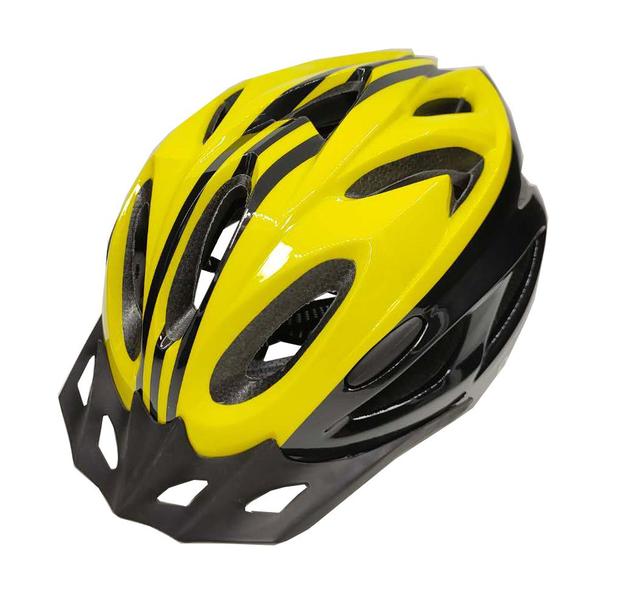 Imagem de Capacete Bike Ciclismo Mtb Com Sinalizador De Led + Óculos Esporte + Par De Luvas