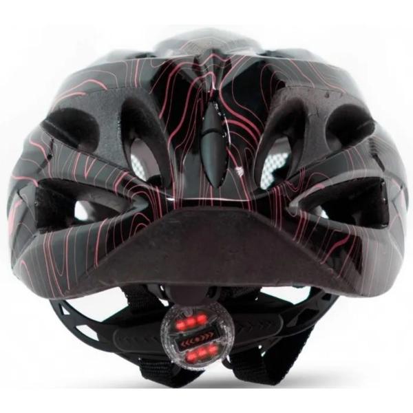 Imagem de Capacete Bike Mtb Tsw Ciclista Com Sinalizador De Led + Luvas