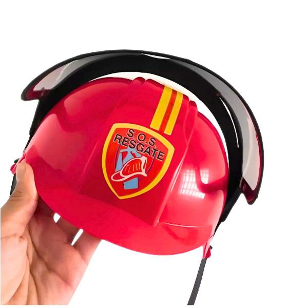 Imagem de Capacete Bombeiro Esquadrão C/ Viseira Infantil - Pica Pau