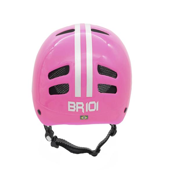 Imagem de Capacete Br 101 Urbano Profissional Rosa Vision Cristal Pp