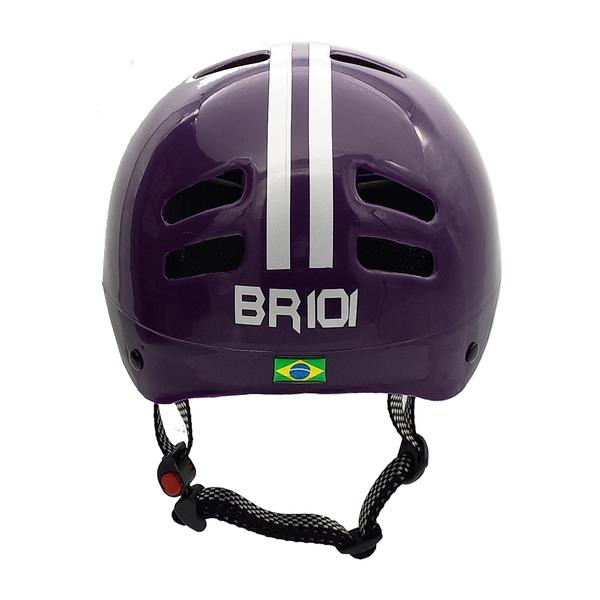 Imagem de Capacete Br 101 Urbano Profissional Roxo Vision Fume M