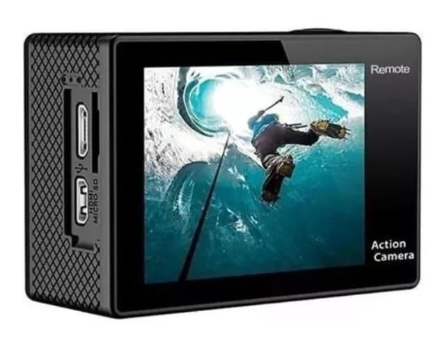 Capacete Cam Ultra Ação 1080p Preto Sports Esportiva Esporte Camera D'água Gocam - ZONNE Imagem de Capacete Cam Ultra Ação 1080p Preto Sports Esportiva Esporte Camera D'água Gocam