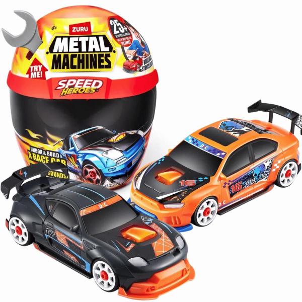 Imagem de Capacete Carros Sortidos Metal Machines Speed Hero 20 peças