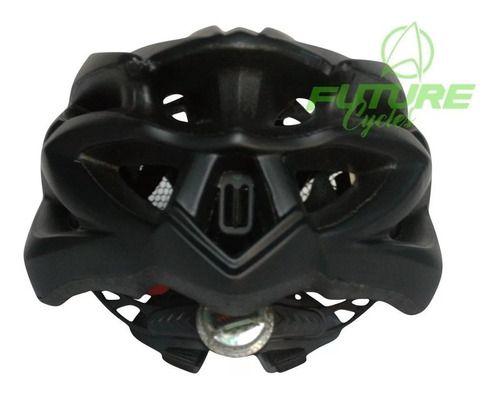 Imagem de Capacete Ciclismo Bike Absolute Wild Mia Led Pisca Viseira