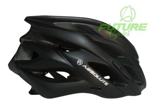 Imagem de Capacete Ciclismo Bike Absolute Wild Mia Led Pisca Viseira