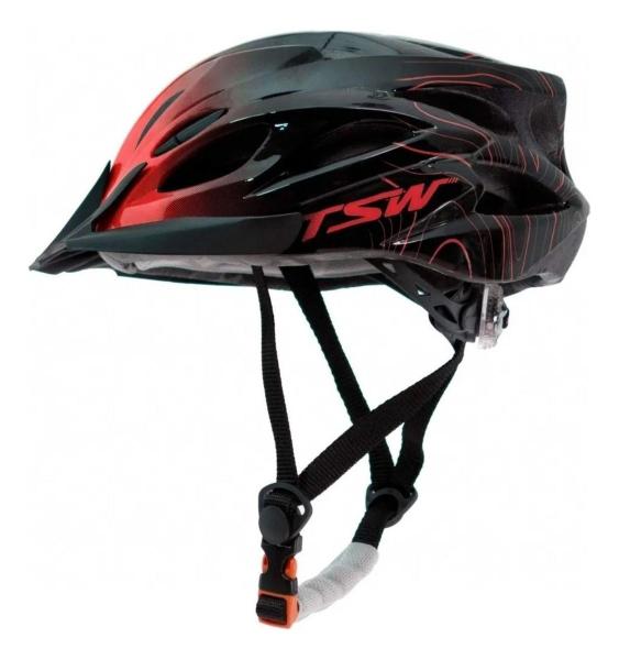 Imagem de Capacete Ciclismo Bike Mtb + Pisca + Óculos + Par De Luvas