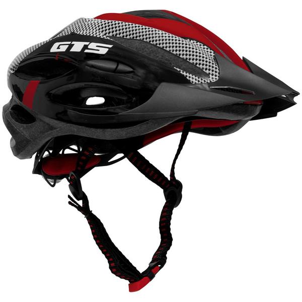 Imagem de Capacete Ciclismo com Led Outmold GTS FJH-26 Vermelho G