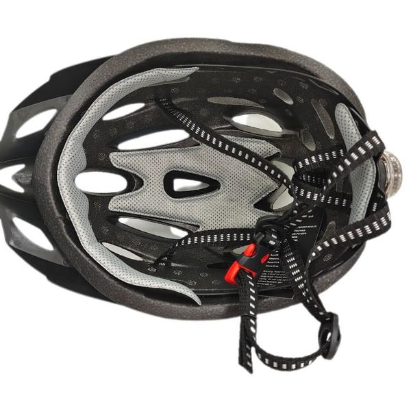 Imagem de Capacete Ciclismo Com Sinalizador De Led Bike Mtb + Garrafa Térmica + Suporte