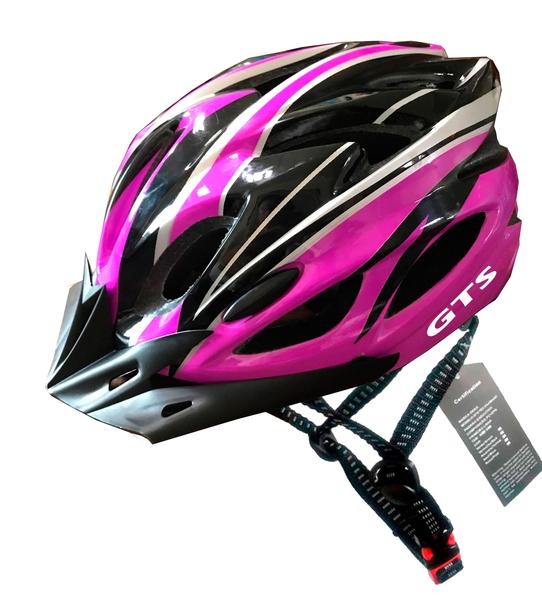 Imagem de Capacete Ciclismo Com Sinalizador De Led Leve E Resistente Bicicleta Adulto Bike + Par de Luvas