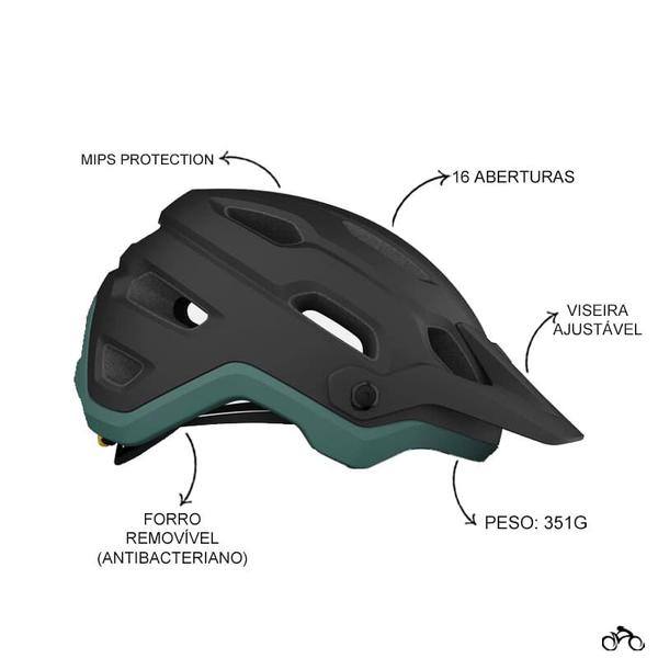 Imagem de Capacete Ciclismo Giro Source Mips Bicicleta Mtb Speed