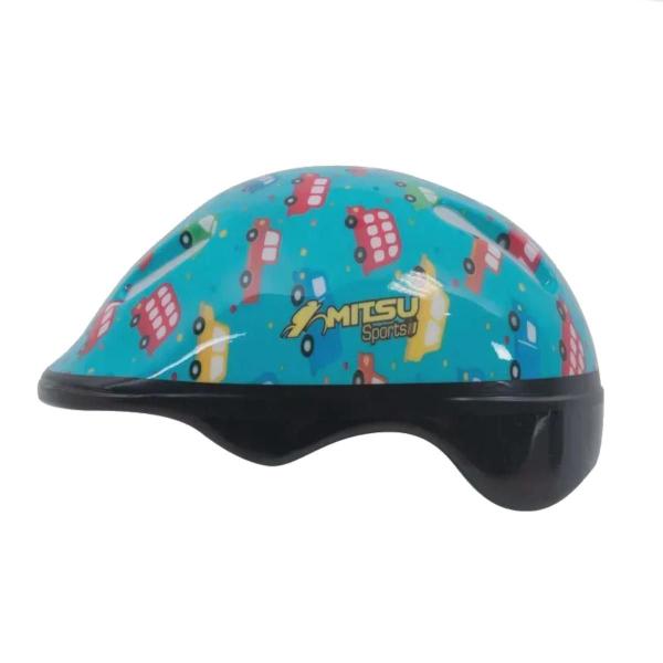 Imagem de Capacete ciclismo infantil little child carrinho verde