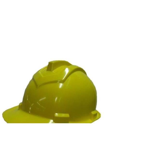 Imagem de Capacete Com Carneira Ledan Plastico Amarelo  2531