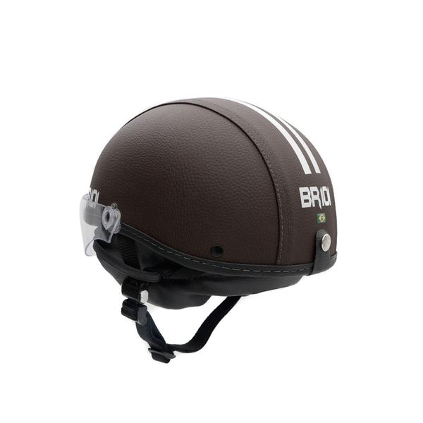 Imagem de Capacete Coquinho Br 101 Café Cristal G - Scooter/Bike