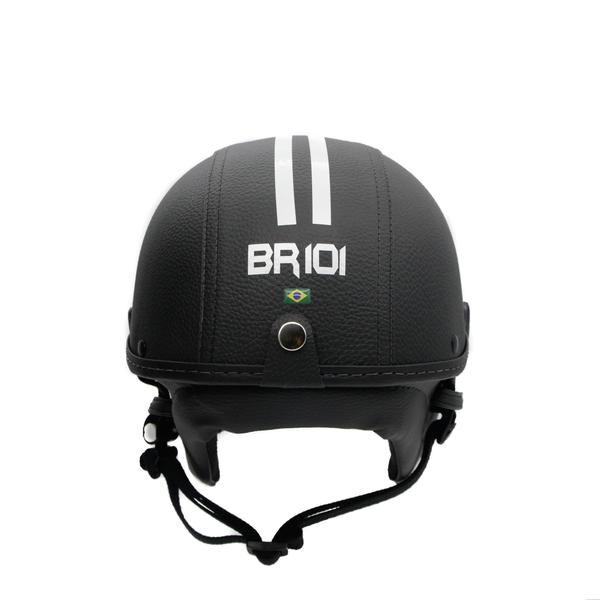 Imagem de Capacete Coquinho Br 101 Preto Cristal G - Scooter/Bike