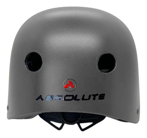 Capacete Coquinho Ciclista Bike Bicicleta Absolute Cinza Imagem de Capacete Coquinho Ciclista Bike Bicicleta Absolute Cinza