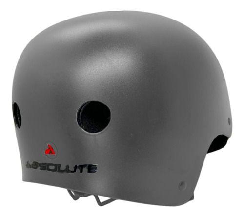 Capacete Coquinho Ciclista Bike Bicicleta Absolute Cinza Imagem de Capacete Coquinho Ciclista Bike Bicicleta Absolute Cinza