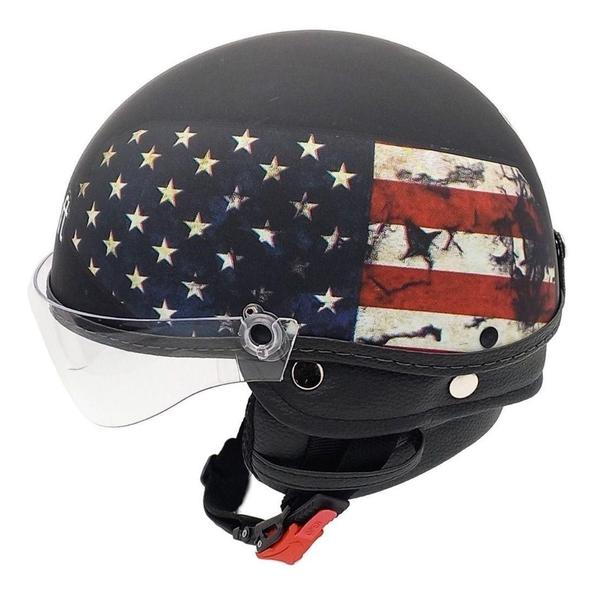 Imagem de Capacete Coquinho Kraft Esportivo Premium Com Viseira Lancamento USA