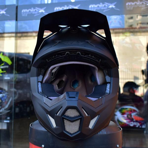 Imagem de Capacete Cross Fly Formula Cp Preto Moto Motocross Trilha