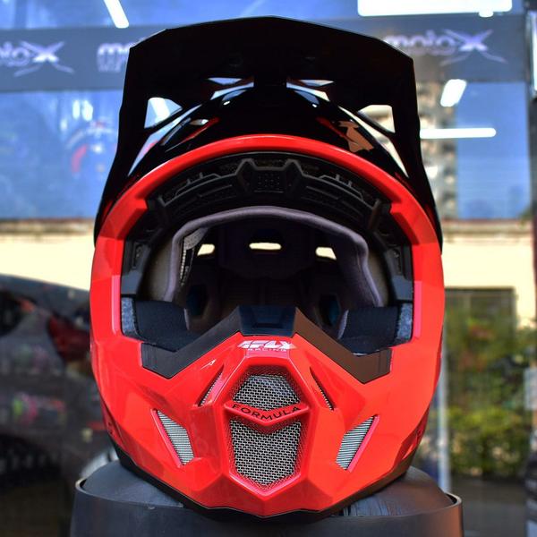 Imagem de Capacete Cross Fly Formula Slant Vermelho Moto Cross Trilha