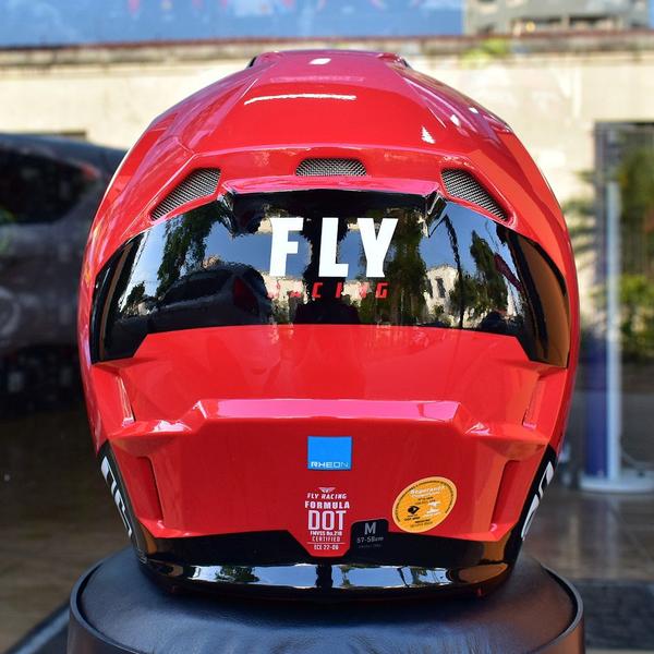 Imagem de Capacete Cross Fly Formula Slant Vermelho Moto Cross Trilha