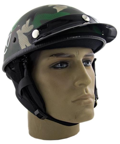 Imagem de Capacete Custom Classic Camuflado Woodland + Estrela CCC009