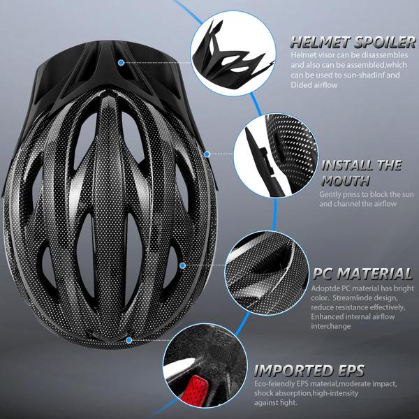 Imagem de Capacete de bicicleta Gudook Lightweight Comfort para homens adultos e mulheres