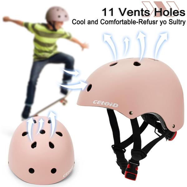 Imagem de Capacete de bicicleta infantil CELOID para meninos e meninas de 10 a 12 anos, rosa