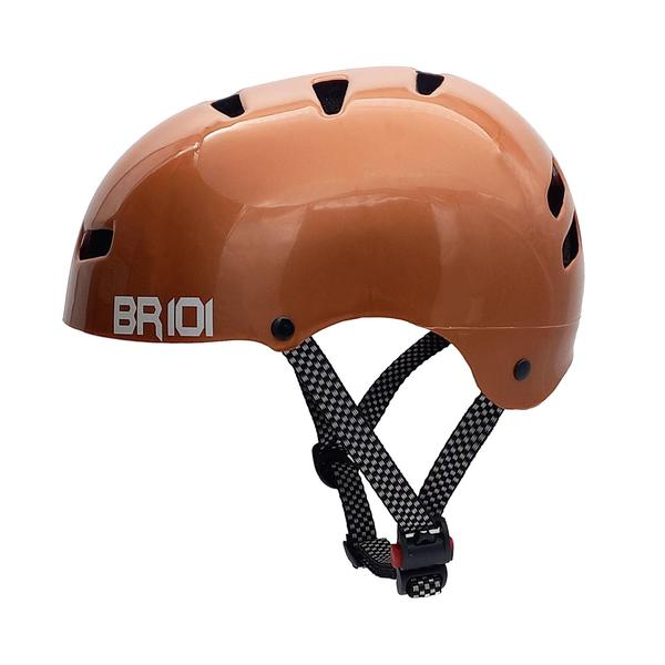 Imagem de Capacete De Bicicleta / Skate Br 101 Urbano Pro Dourado M