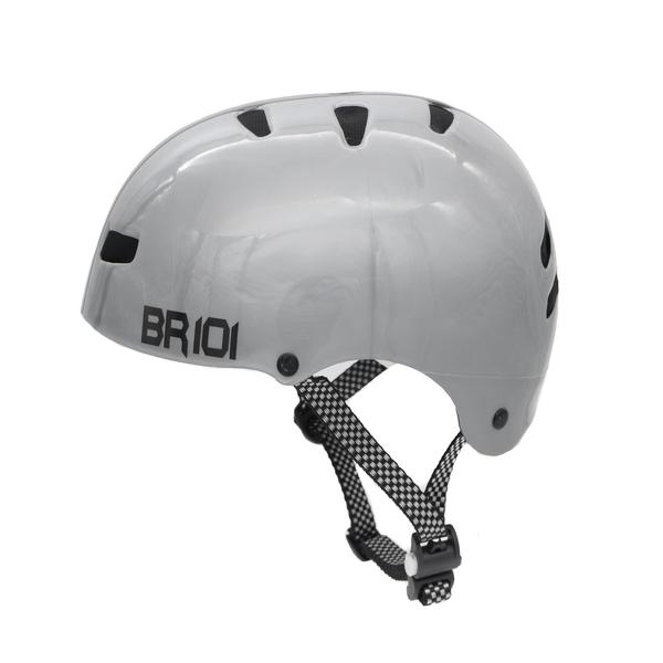 Imagem de Capacete De Bicicleta / Skate Br 101 Urbano Pro Prata G