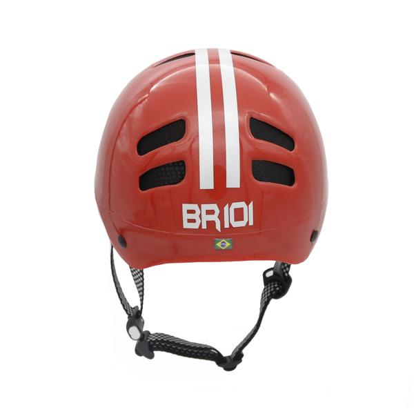 Imagem de Capacete De Bicicleta / Skate Br 101 Urbano Pro Vermelho Pp