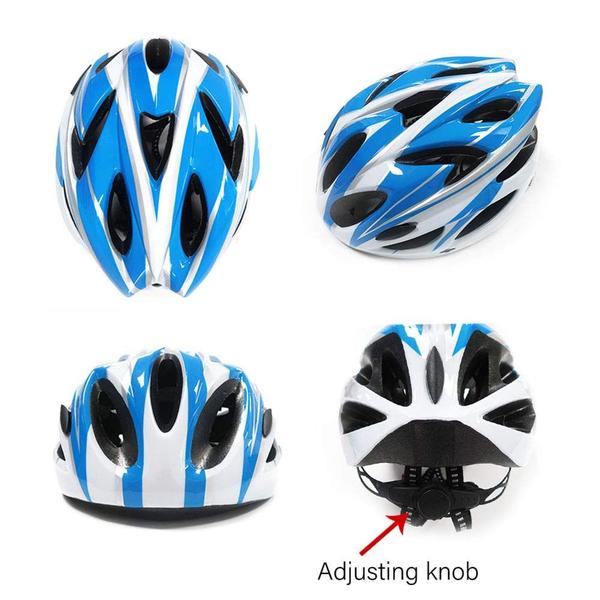 Imagem de Capacete de bicicleta UPANBIKE Adult Riding Head Safety azul+branco