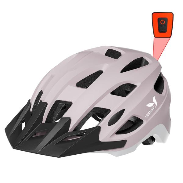 Imagem de Capacete de bicicleta Veltuno Lightweight com luz LED para adultos