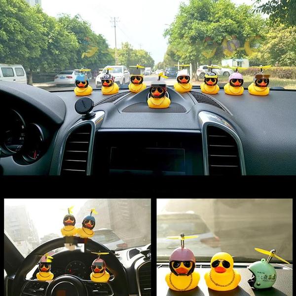 Imagem de Capacete de Borracha Pequeno Pato Amarelo - Sino para Bicicleta e Decoração de Carro Infantil